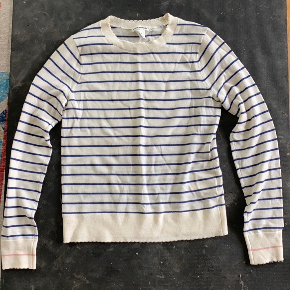 Light wool summer weave sweater